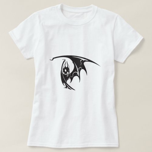 Flying Vampire Bats Tattoo Style Artwork T_Shirt