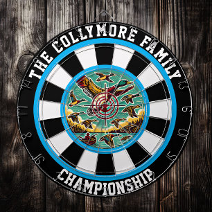 Flying Waterfowl Target Artwork Dart Board