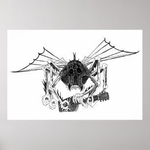 FLYING WETA WITH GUITAR POSTER