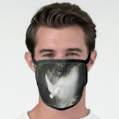 Flying white dove face mask (Worn Him)