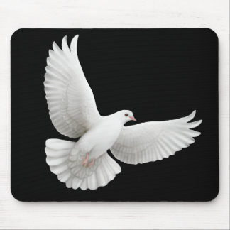 Flying White Dove Mousepad