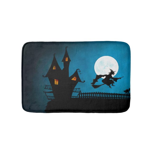Flying Witch Bath Mat (Front)