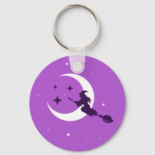 Flying Witch Keychain