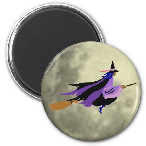 Flying Witch Magnet