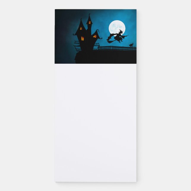 Flying Witch Magnetic Notepad (Front)
