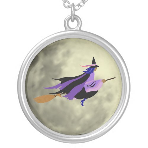 Flying Witch Necklace