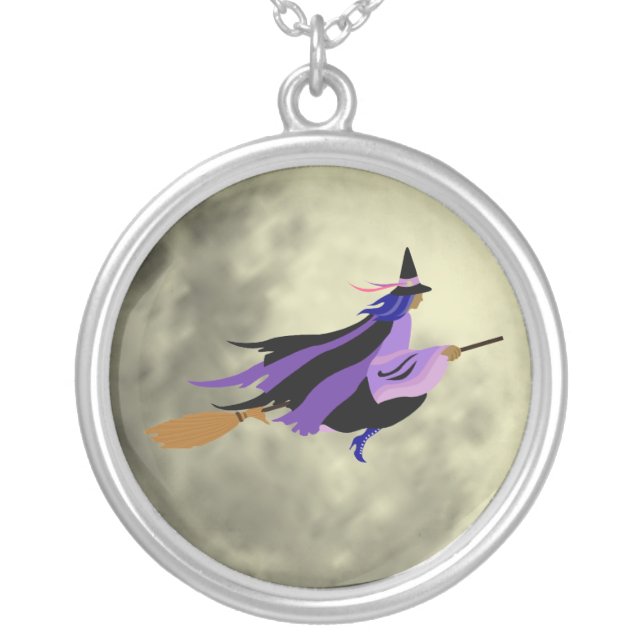 Flying Witch Necklace (Front)