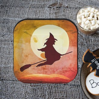Flying Witch - orange sky 