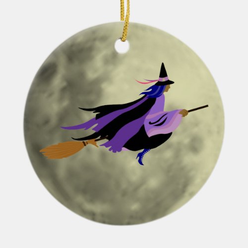 Flying Witch Ornament