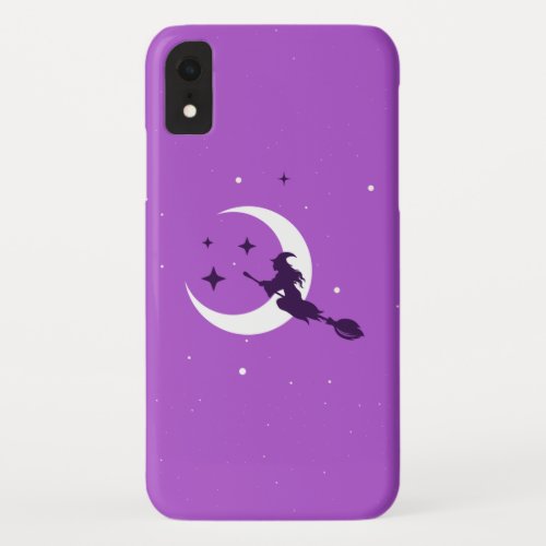 Flying Witch Phone Case  Purple