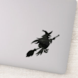 Flying Witch Sticker