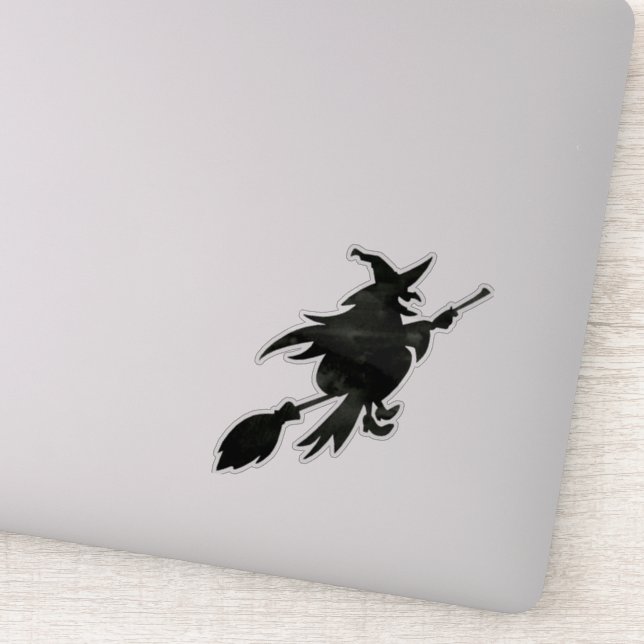 Flying Witch Sticker (Detail)