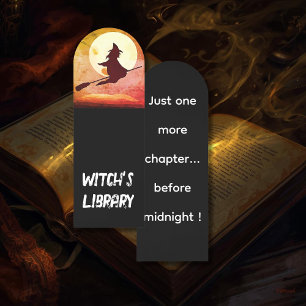 Flying Witch  with full moon  no2 Tissue Paper Bookmarks