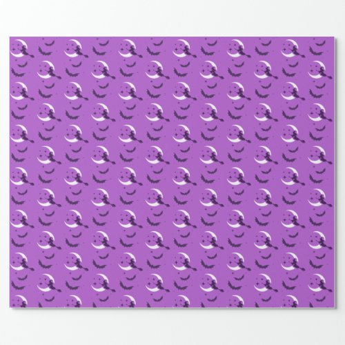 Flying Witches Get Stitches Gift Wrapping Paper