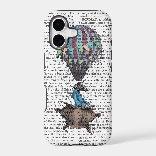 Flying Zebra Iphone Case (Back)