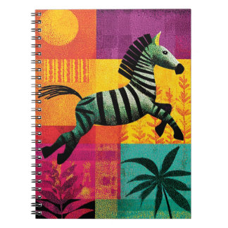 Flying Zebra Jungle Pop Notebook