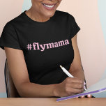 #FlyMama Typography Simple, Modern, Mom Birthday Tri-Blend Shirt<br><div class="desc">#FlyMama Typography Simple, Modern, Mom Birthday or Mother's Day t-shirt. Imagine giving your mom this simple shirt for their birthday or mother's day to celebrate her cool and confident style. It will remind her how much she's loved and admired. Customize it with a different font style, color, or change the...</div>