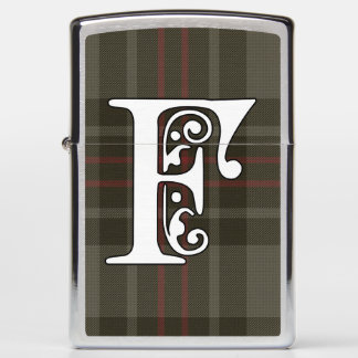 Flynn Clan Tartan Monogram Zippo Lighter