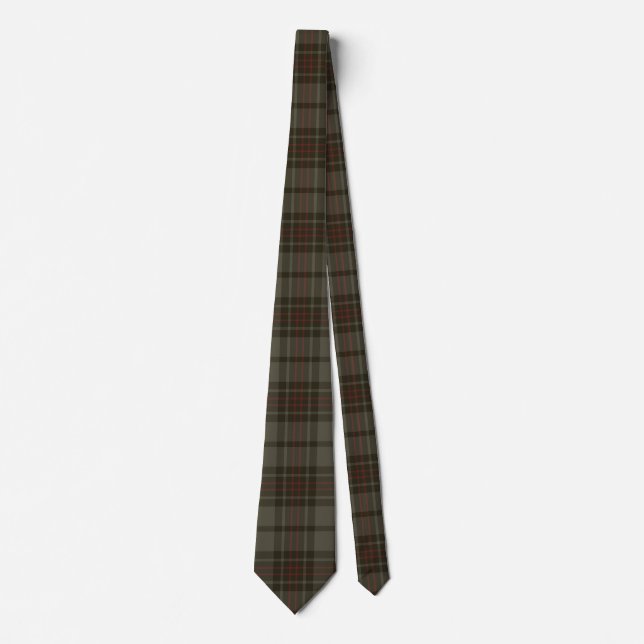 Flynn Clan Tartan Neck Tie (Front)