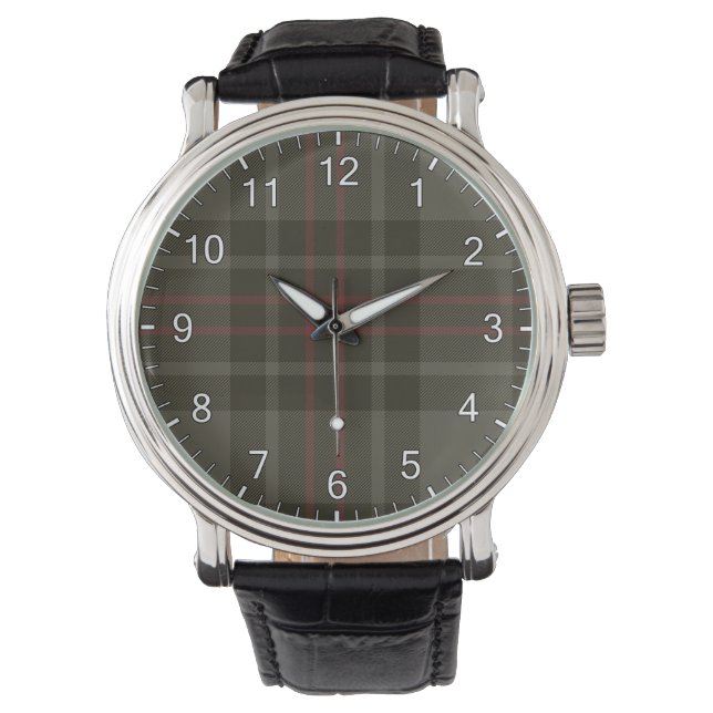 Flynn Clan Tartan Watch (Front)