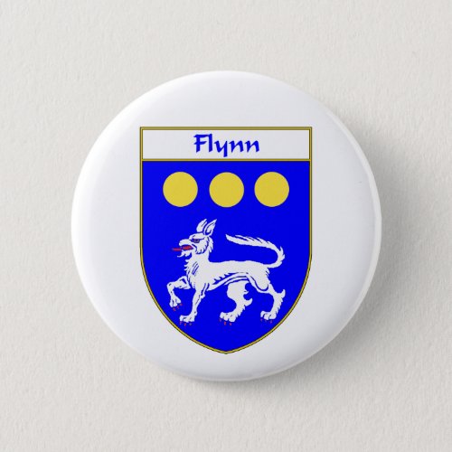Flynn Coat of ArmsFamily Crest Button