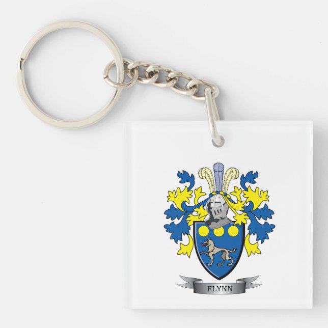 Flynn Coat of Arms Keychain (Front)