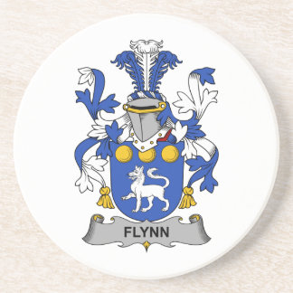 Flynn Family Crest Drink Coaster