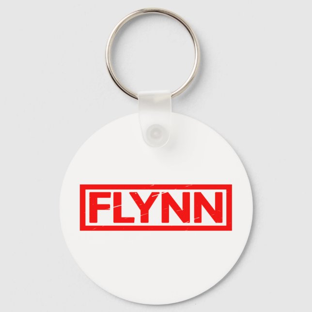 Flynn Stamp Keychain (Front)