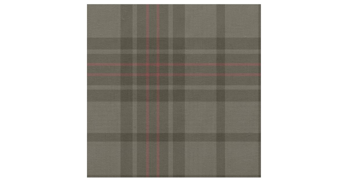 Flynn Tartan Fabric | Zazzle