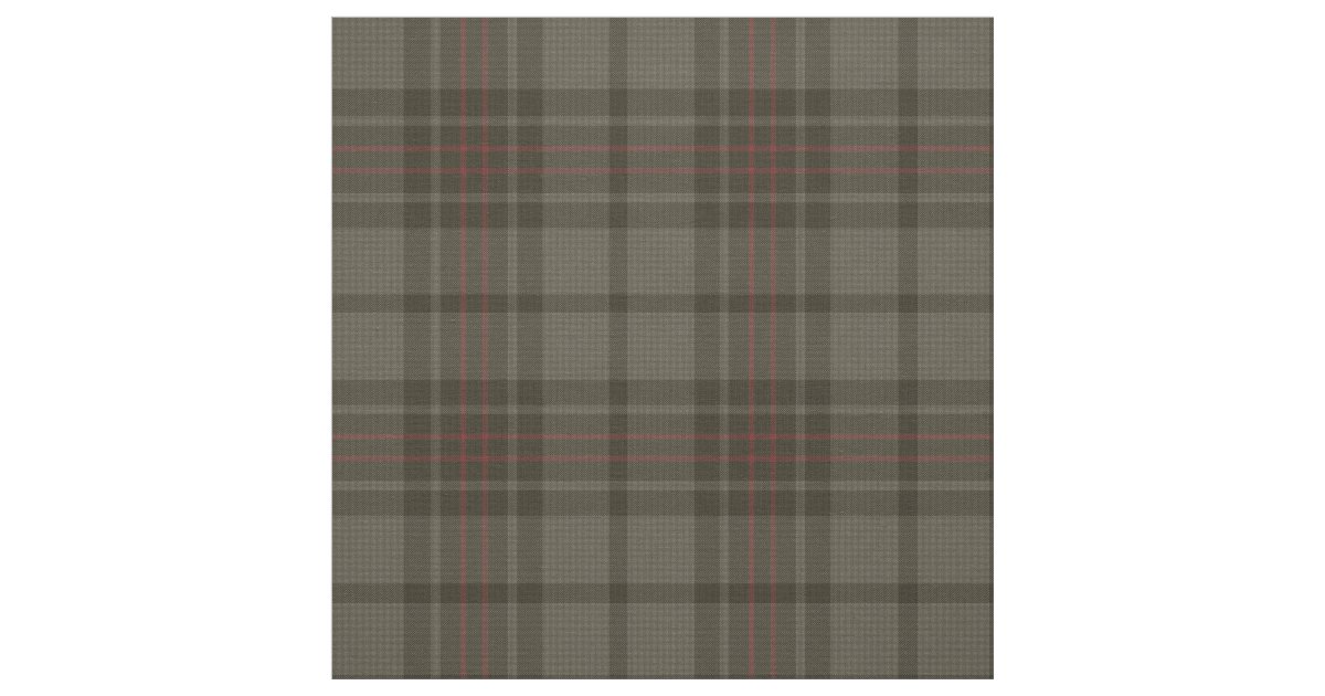 Flynn Tartan Fabric | Zazzle