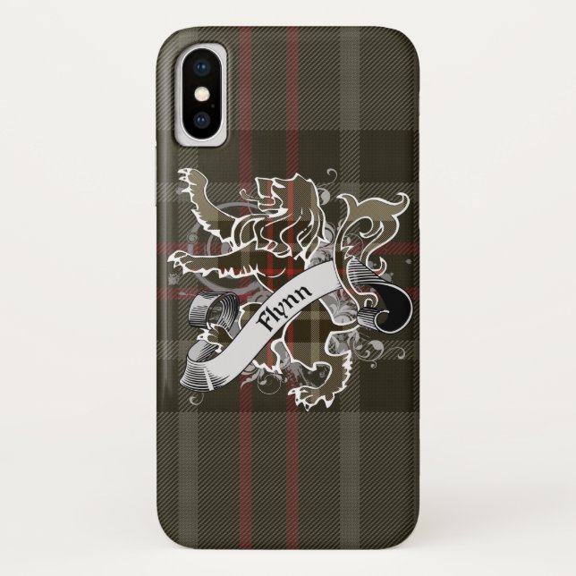 Flynn Tartan Lion Case-Mate iPhone Case (Back)