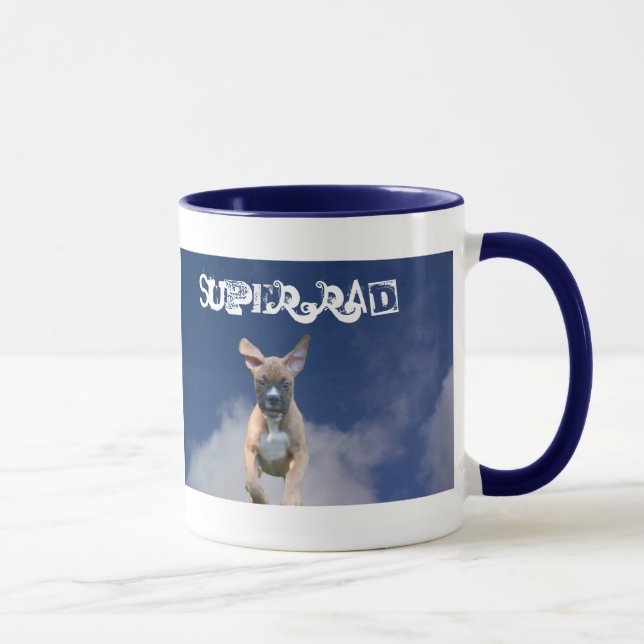 FlyRad, Have no fear! Super Rad is here!, Super... Mug (Right)
