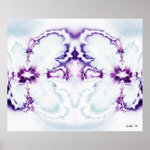 FM - Violet & Teal 4 Poster