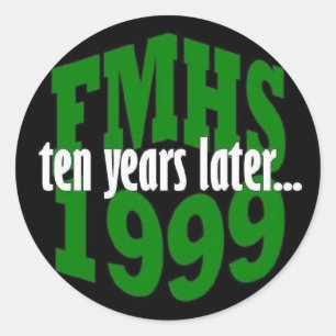FMHS Class of '99 Reunion Stickers