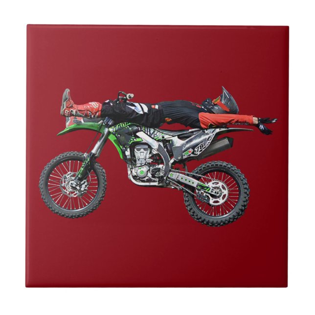 FMX - Freestyle Aerial Motocross Stunt III Tile (Front)