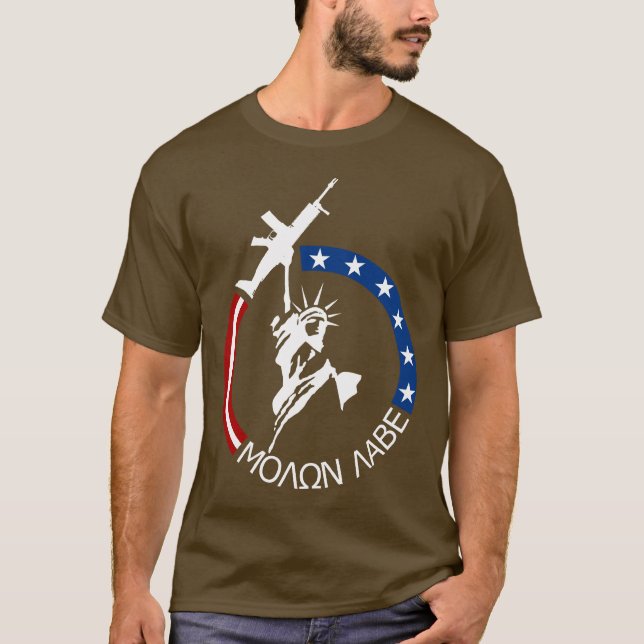 FN SCAR 16 - MOLON LABE T-Shirt (Front)