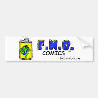 FNBcomics Flask Bumper Sticker
