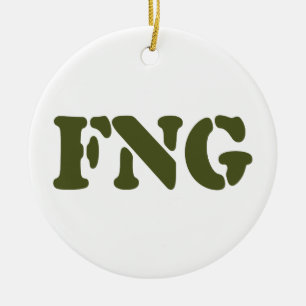 FNG CERAMIC ORNAMENT