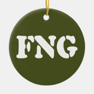 FNG CERAMIC ORNAMENT