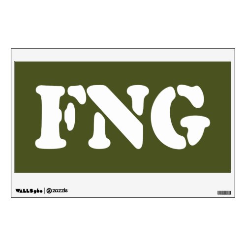 FNG WALL DECAL