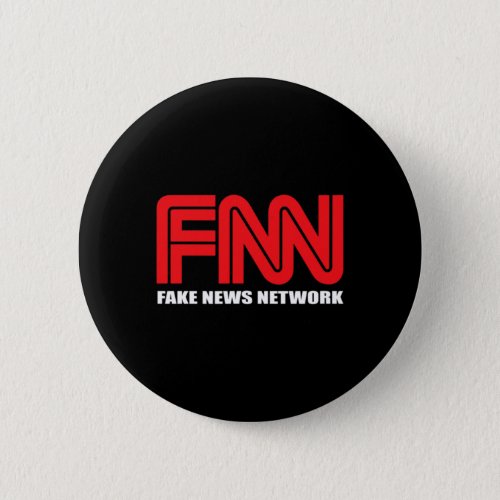 Fnn Logo Fake News Network Funny Trump  Button