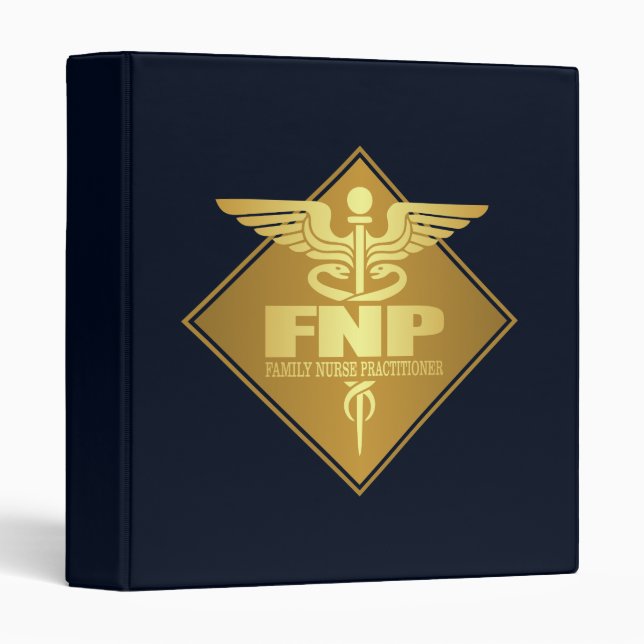 FNP (gold)(diamond) 3 Ring Binder (Front/Spine)