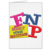 FNP WHIMSICAL ACRONYM FAMILY NURSE PRACTITIONER (Front)