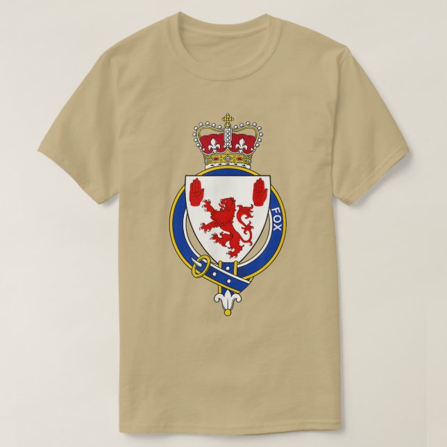 Fo Coat Of ArmsFamily Crest 1381  T-Shirt (Design Front)