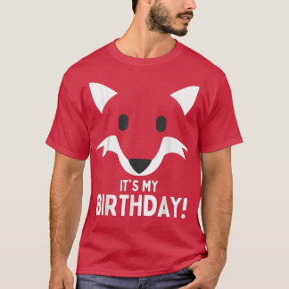 Fo Lover Its My Birthday Boys Girls Kids Birthday T-Shirt