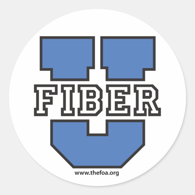 FOA - Fiber U large stickers (Front)