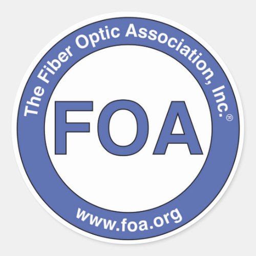 FOA large logo stickers