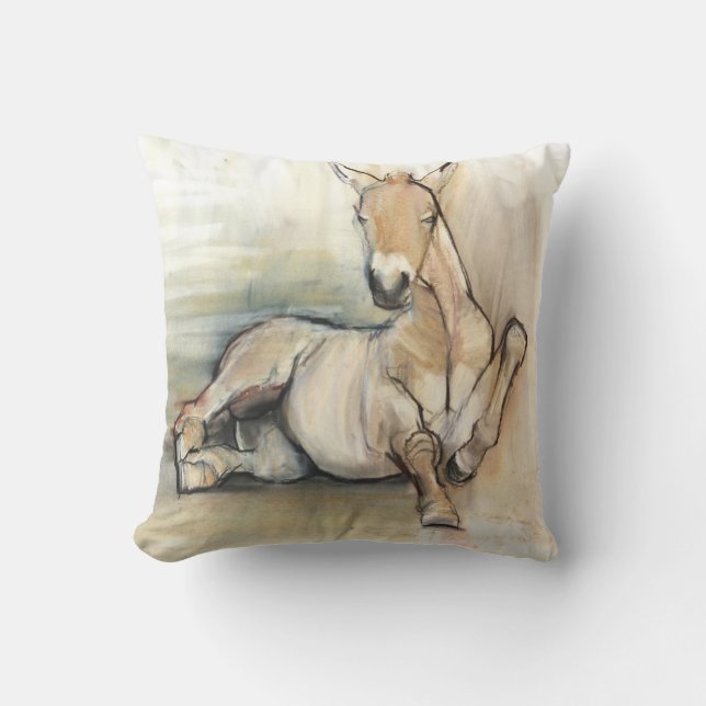 Foal 2012 throw pillow (Front)