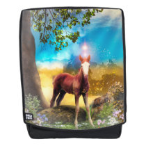 Foal Horse in Paradise Backpack