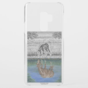 Foal Water Reflection of Horse Uncommon Samsung Galaxy S9 Plus Case